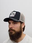 Бейсболка GOORIN BROTHERS арт. 101-0392 (черный / бежевый)